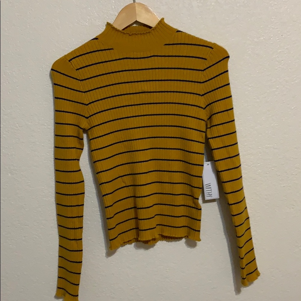 Long sleeve mock neck